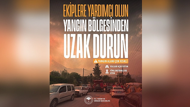 Bakanlıktan orman yangınları için kritik uyarı