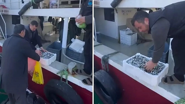 Balıkçılardan dikkat çeken hareket: Balıklar ücretsiz dağıtıldı