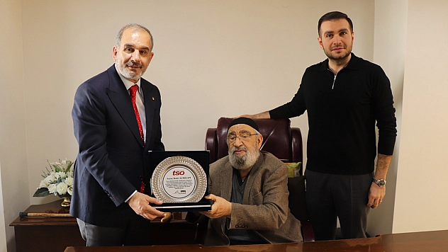 Başkan Alan'dan Bedri Açıkkapı'ya vefa ziyareti