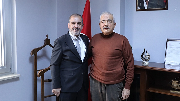 Başkan Alan'dan Recep Alyamaç'a ziyaret