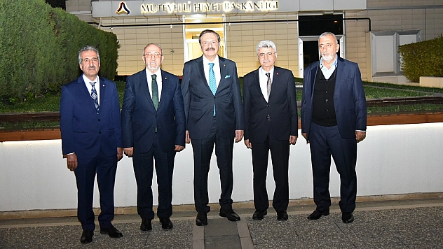 Başkan Dumandağ, TOBB Başkanı Hisarcıklıoğlu ile bir araya geldi