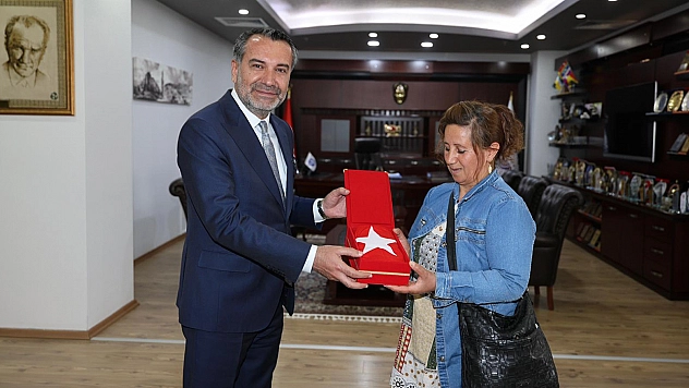 Başkan Şerifoğulları'ndan anlamlı teşekkür