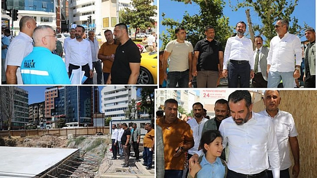 Başkan Şerifoğulları Şehir Genelindeki Belediye Çalışmalarını İnceledi