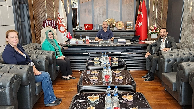 Başkan Türkoğlu, Başkan Alan İle Bir Araya Geldi