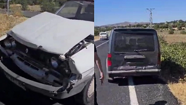 Baskil yolunda trafik kazası: 2 yaralı