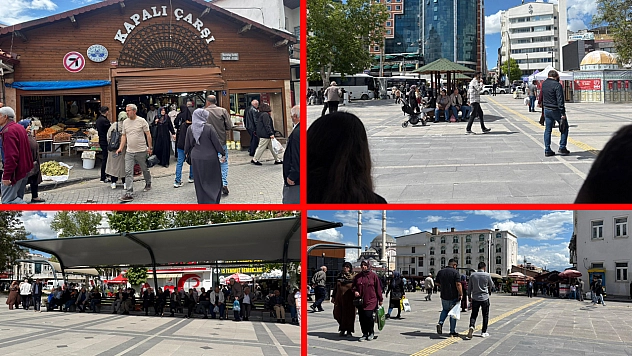 Bayram telaşı Elazığ sokaklarına taştı