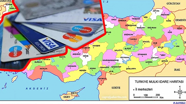 BDDK, Türkiye'nin en borçlu ve en az borçlu illerini açıkladı