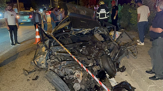 Beton Mikseri, Otomobili Biçti: 1 Ölü, 1 Yaralı