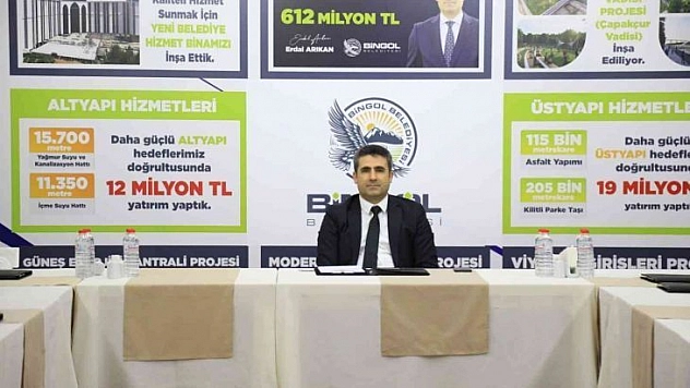 Bingöl Belediye Başkanı Arıkan, projeleri anlattı