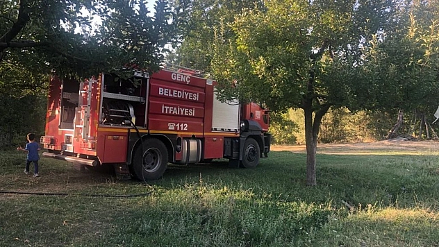 Bingöl'de bahçe yangını söndürüldü