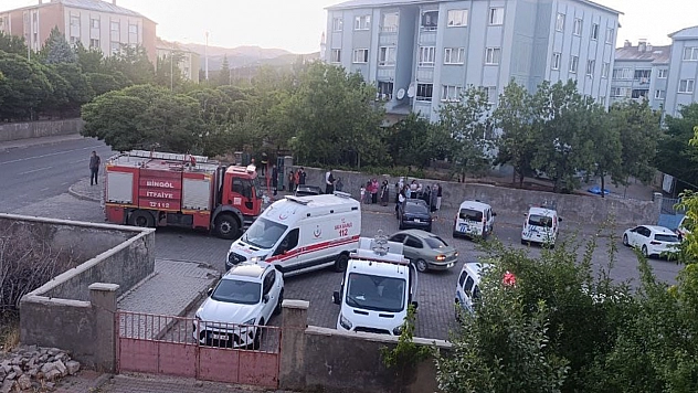 Bingöl'de bina yangını