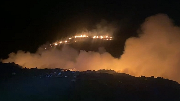 Bingöl'de çöplük alanda çıkan yangın söndürüldü