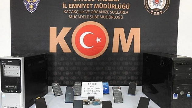 Bingöl'de kaçakçılıkla mücadele,  86 adet telefon ele geçirildi