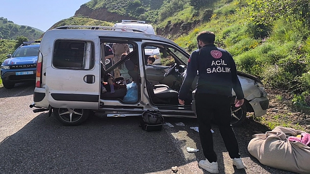 Bingöl'de korkutan kaza: 5 yaralı