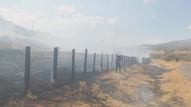 Bingöl'de örtü yangını