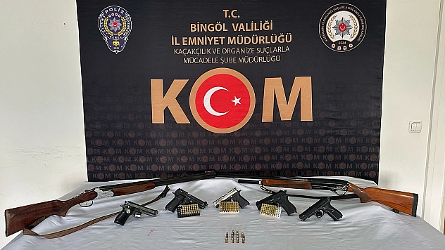 Bingöl'de silah kaçakçılığı operasyonu: 2 tutuklama