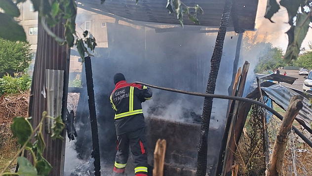 Bingöl'de tandırda unutulan köz yangına neden oldu