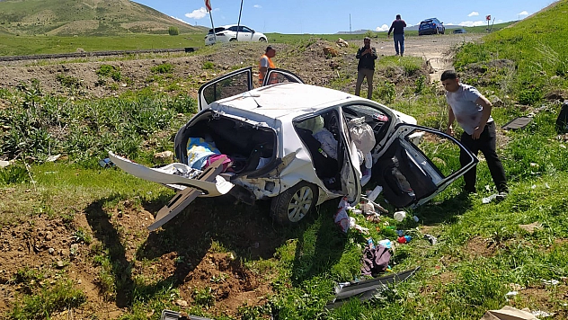 Bingöl'de trafik kazası: 1 Ölü, 2 yaralı