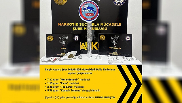 Bingöl'de uyuşturucuya geçit yok