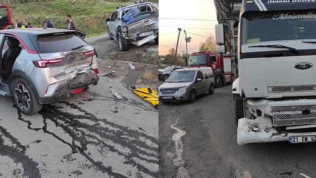 Bingöl'de Zincirleme Kaza!