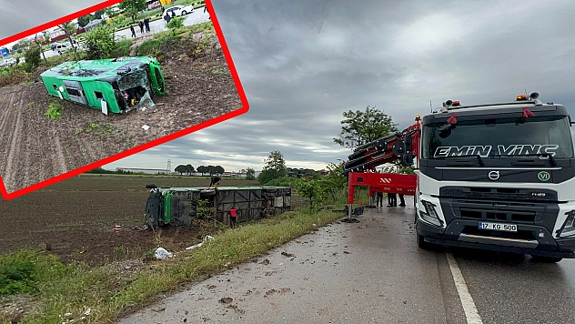 Çanakkale'de feci kaza: 46 yaralı