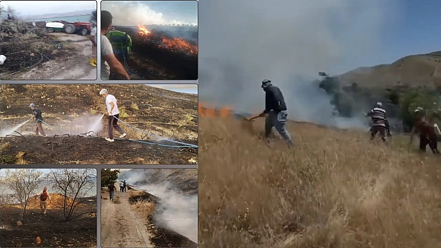 Canlarını Hiçe Sayarak Yangınlara Müdahale Ettiler