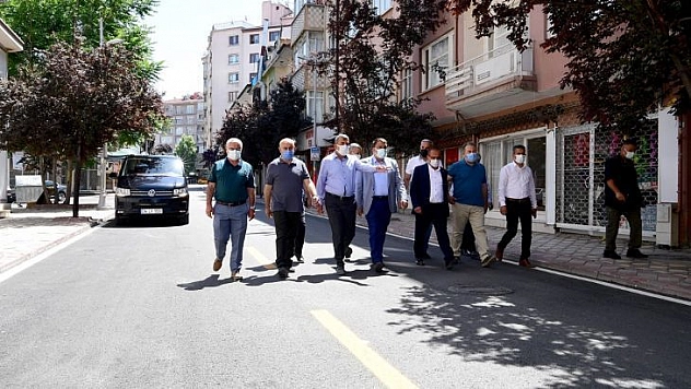 Cezmi Kartay Caddesi'ndeki yenileme çalışmaları tamamlandı