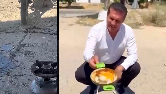 CHP'li Sarıgül'ün asfaltta yumurta pişirme videosunun kurgu olduğu iddiası