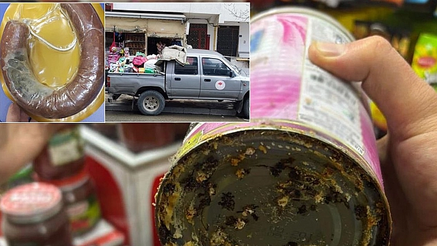 CİMER ihbarı sonrası markette şok görüntü: 4 kamyonet ürün