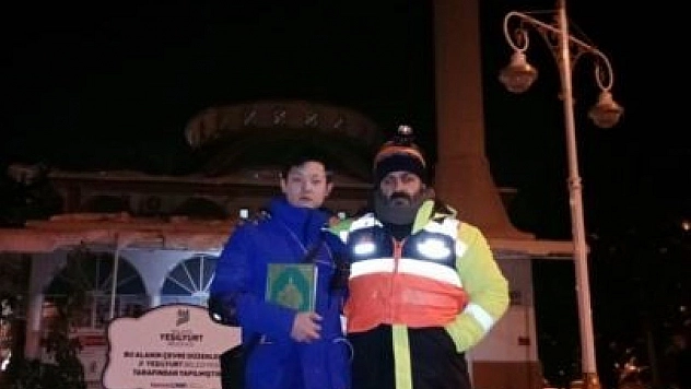 Çinli arama kurtarma personeli Müslüman oldu