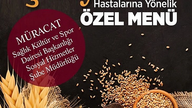 Çölyak hastası öğrencilere özel menü