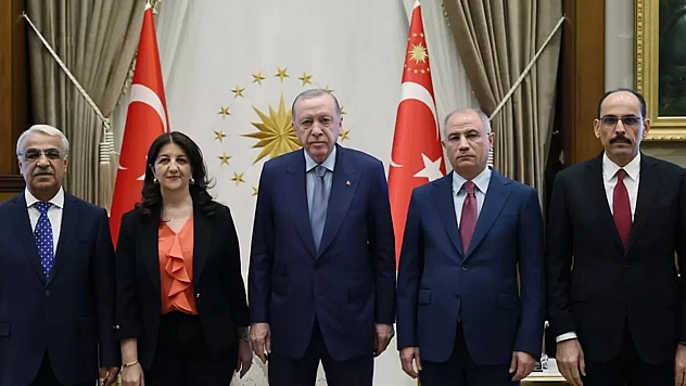 Cumhurbaşkanı Erdoğan ile DEM Parti heyeti arasındaki görüşme sona erdi