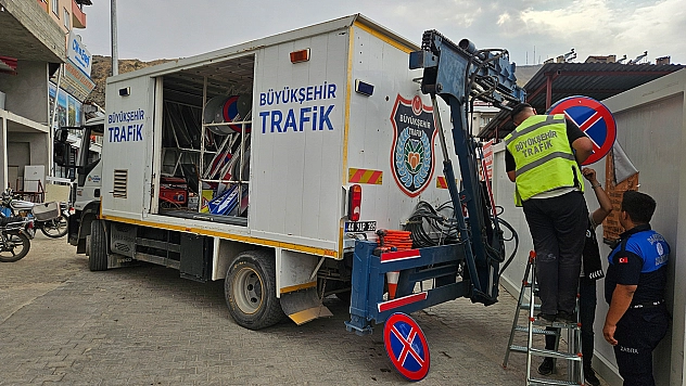 Darende'de trafik düzenlemesi