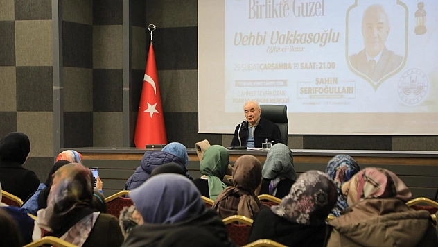 Eğitimci-Yazar Vehbi Vakkasoğlu Elazığlılarla buluştu