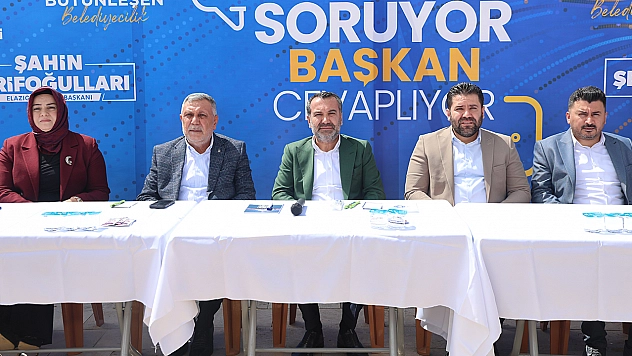 Elazığ Belediye Başkanı Şerifoğulları, vatandaşların sorularını cevapladı