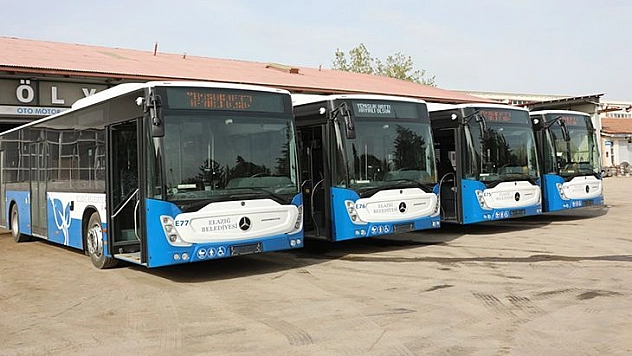 Elazığ Belediyesi Araç Filosuna 4 Otobüs Daha Ekledi