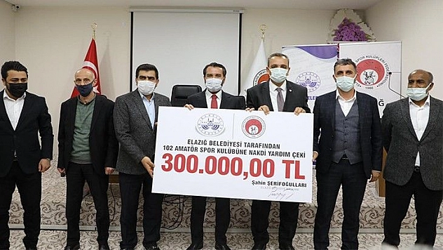 Elazığ Belediyesi'nden amatöre 300 Bin TL