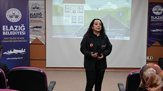 Elazığ Belediyesi'nden öğrencilere afet farkındalık eğitimi