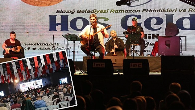 Elazığ Belediyesi Ramazan Etkinliklerinin İkinci Gününde Uğur Işılak Sahne Aldı