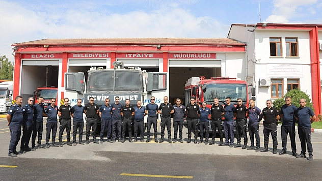 Elazığ Belediyesi ve çevik kuvvet arasında iş birliği