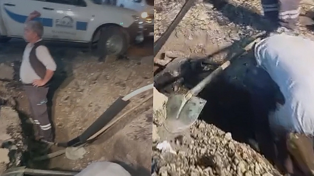 Elazığ Belediyesi yapıyor, Aksa Fırat bozuyor!