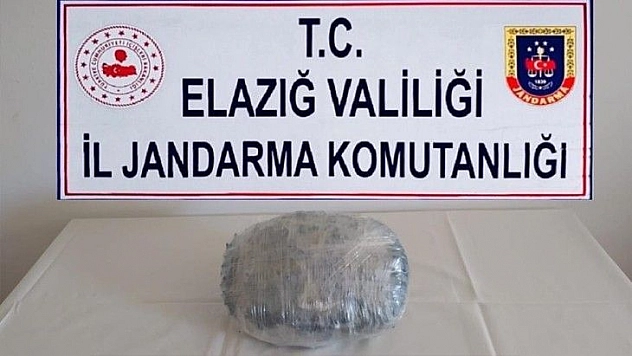 Elazığ'da 2,5 kilo esrar ele geçirildi