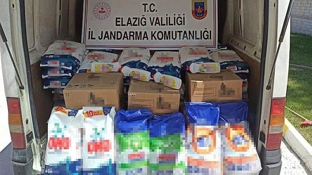 Elazığ'da 2 ton sahte temizlik malzemesi ele geçirdi