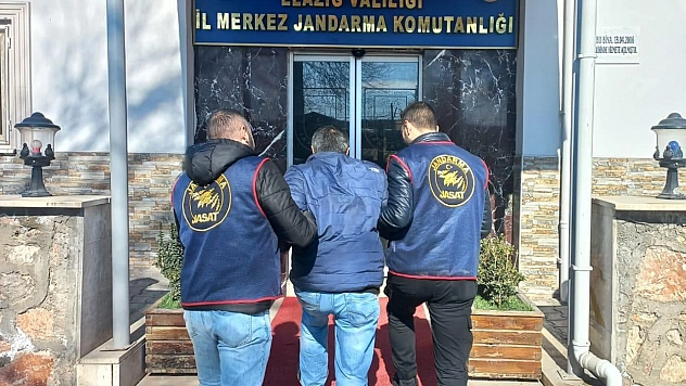 Elazığ'da 20 Yıl Kesinleşmiş Hapis  Cezası Olan Bir Şahıs Yakalandı 