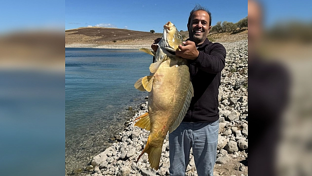 Elazığ'da 21 kiloluk dev sazan…
