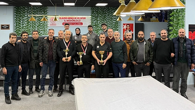 Elazığ'da 3 Bant İl Şampiyonası tamamlandı