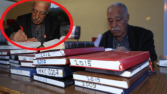 Elazığ'da 40 yıldır yazılan günlük