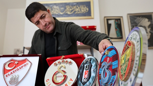 Elazığ'da 500'ü aşkın eseriyle Türkiye'nin sayılı filografi ustalarından biri oldu