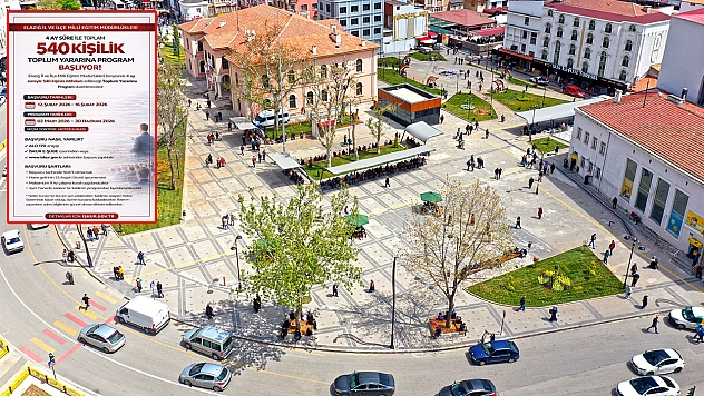 Elazığ'da 540 Kişilik Toplum Yararına Program başlıyor