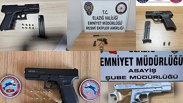 Elazığ'da 9 Şüpheli Yakalandı
